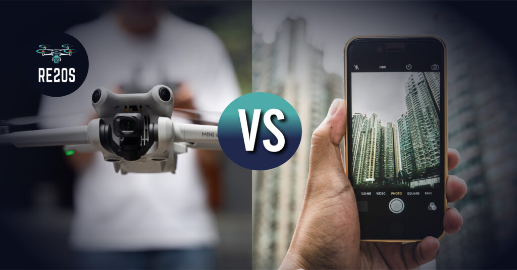 drones y camaras tradicionales re20s dji