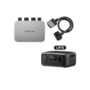 RIVER 3 (UPS) + Ecoflow Powerstream Microinverter 800W+ PowerStream River Cable