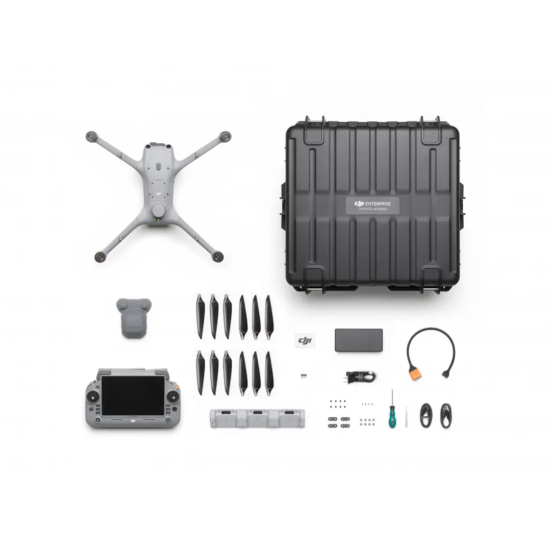 DJI Matrice 4D Enterprise + Control RC Plus 2 (Edición Internacional con 2 Años de Garantía)