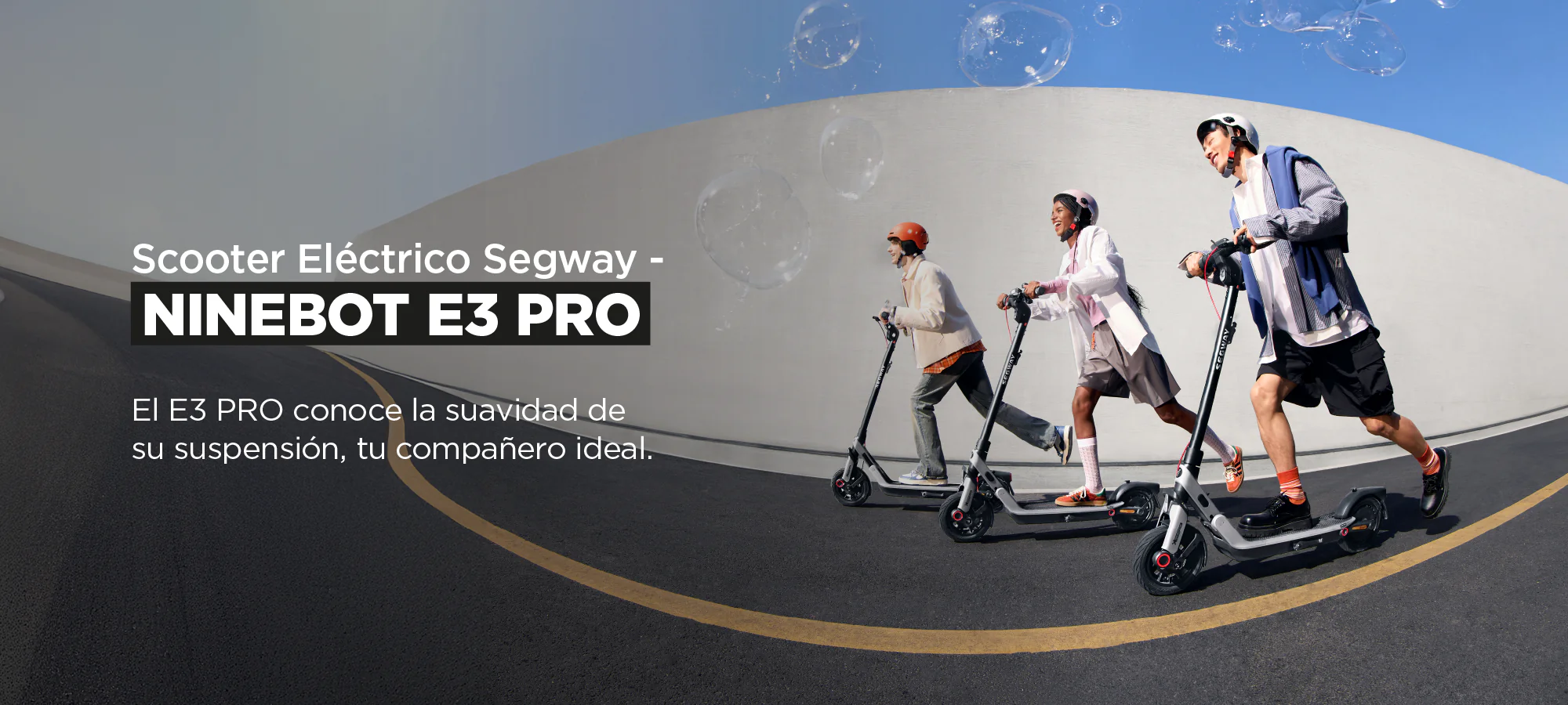 Segway Ninebot E3 Pro Banner Superior