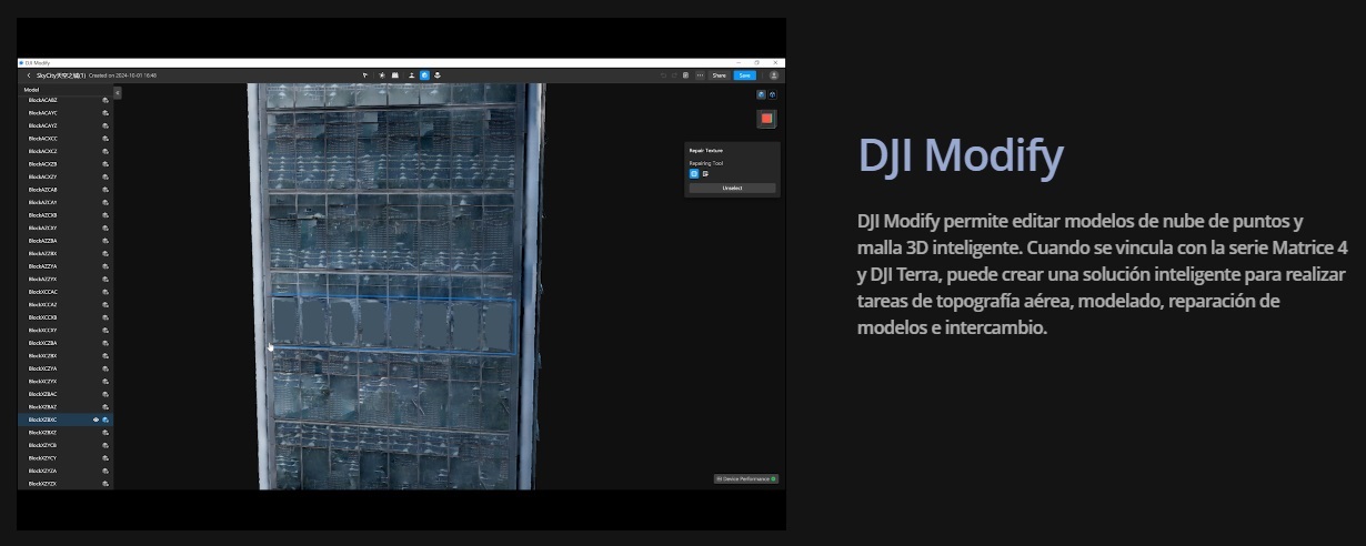 DJI Terra y DJI Modify