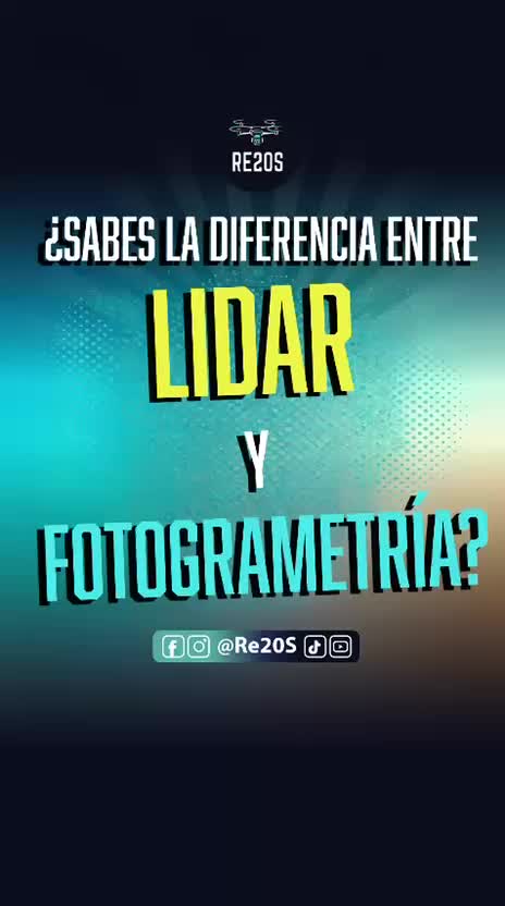 LiDAR o Fotogrametría con